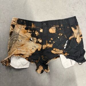 Lee Bleach-Washed Daisy Dukes